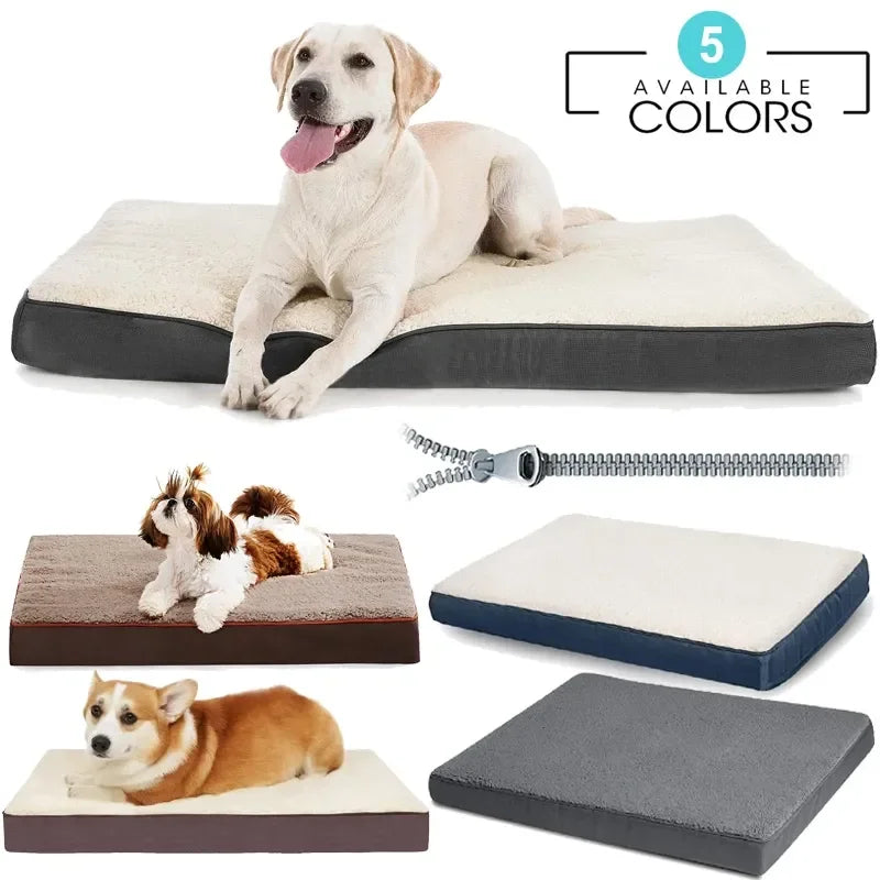 ComfyPaws Plush Memory Foam Dog Bed