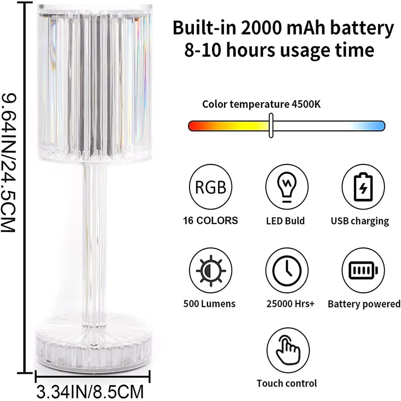 Diamond Glow Illumination Lamp
